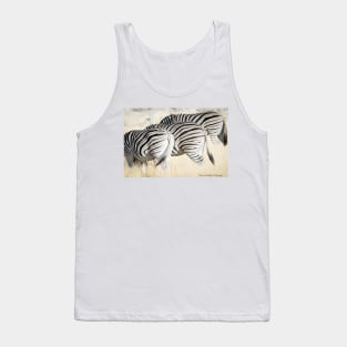 African zebra, back ends three in row Tank Top